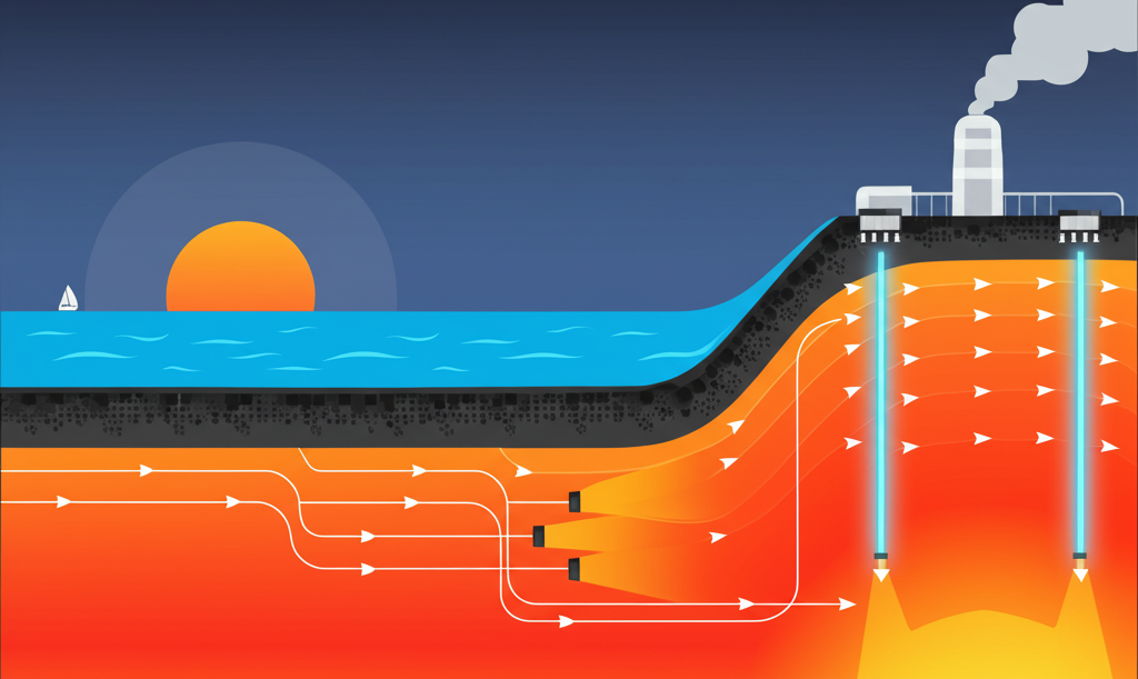 Enhanced Quantum Geothermal System